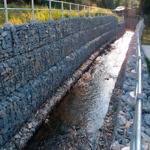 gabion planter box