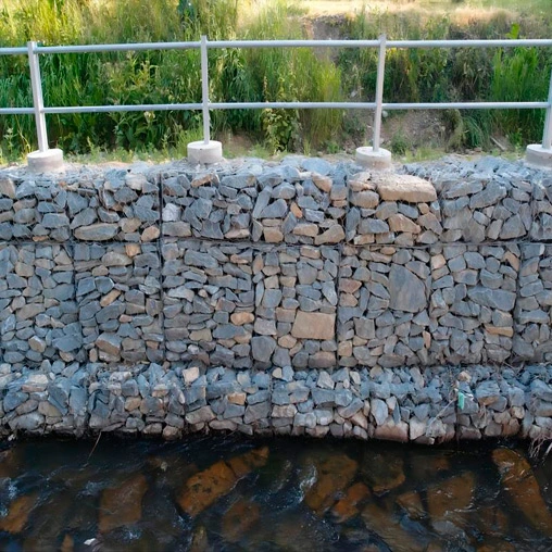 galvanised gabion boxes