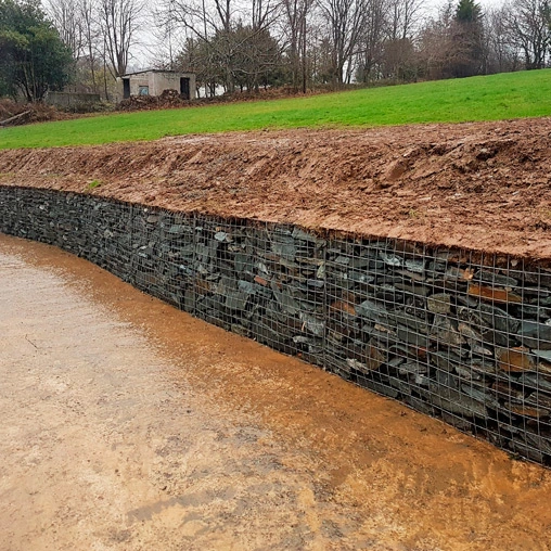 gabion box retaining wall