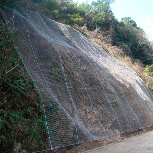 wire gabion rock fence