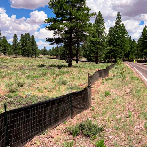 wire back silt fence