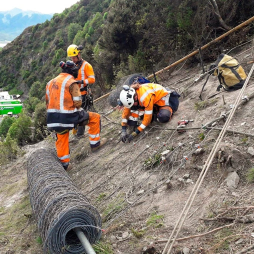 rockfall protection netting