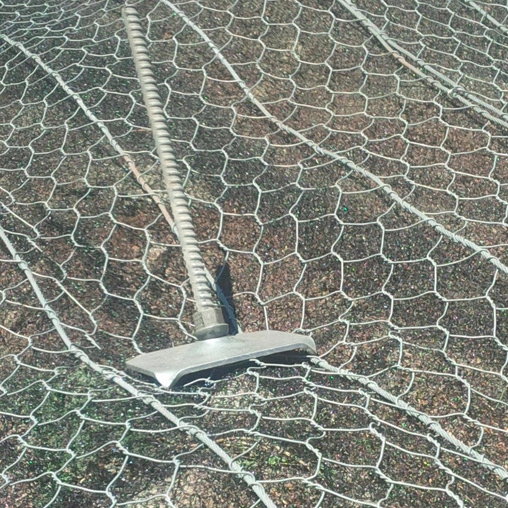 wire gabion rock fence