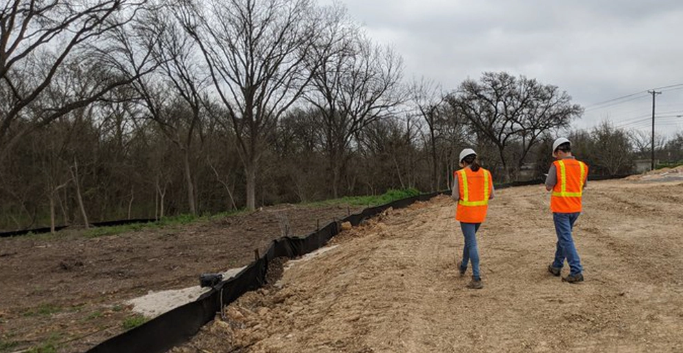 construction silt fence