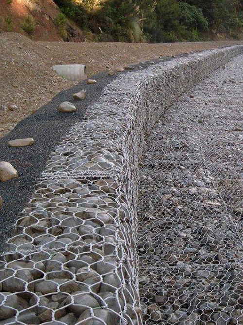 Gabion Reno Mattress Mesh Installation