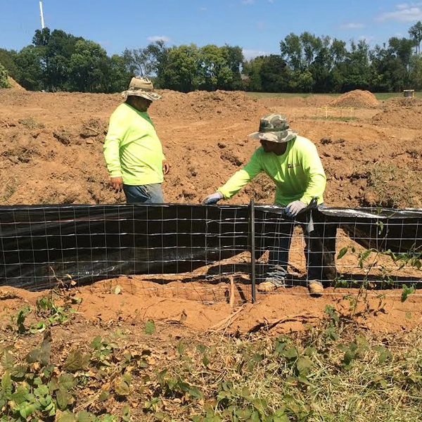 Silt Fence Installation