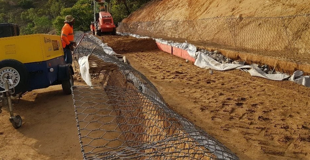 wire mesh cages for stone