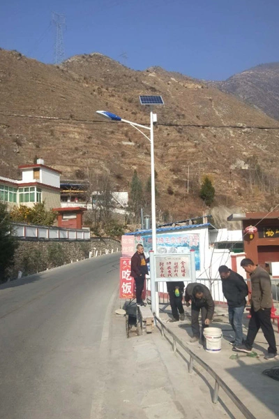 gansu solar street light 1