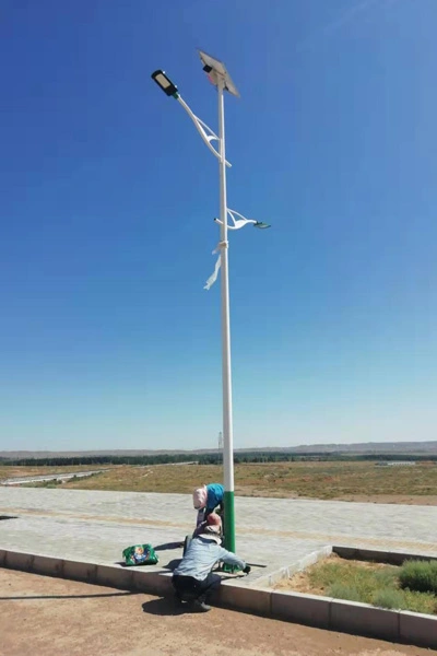 gansu solar street light 2